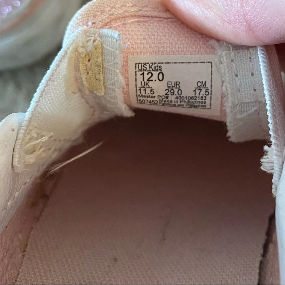 Vans sparkly pink